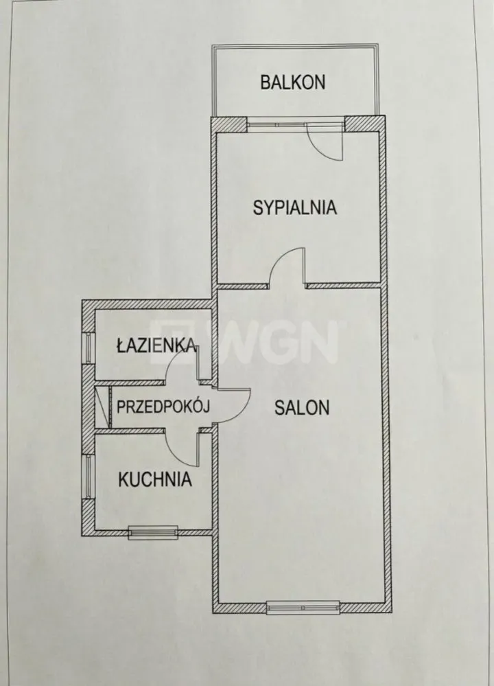 Mieszkanie na  sprzedaż Rydułtowy - Mieszkanie 2 pokoje z balkonem